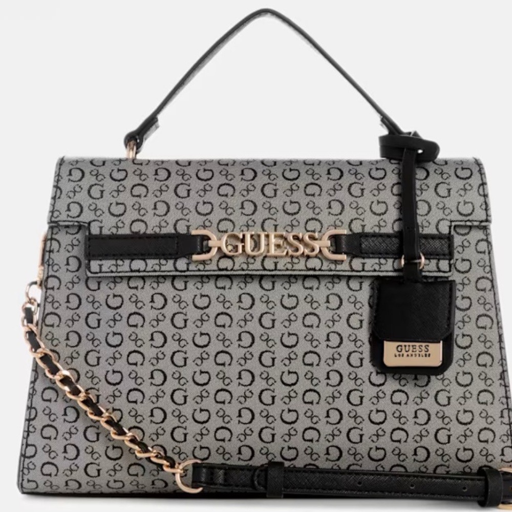 NWT Guess Rhiannon Logo Top Handle Bag $80